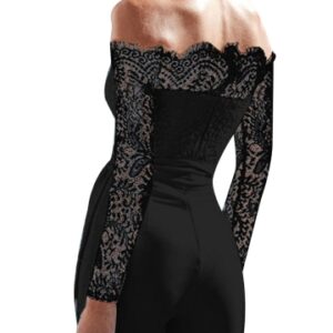 Elegant Lace Off-Shoulder Bodysuit